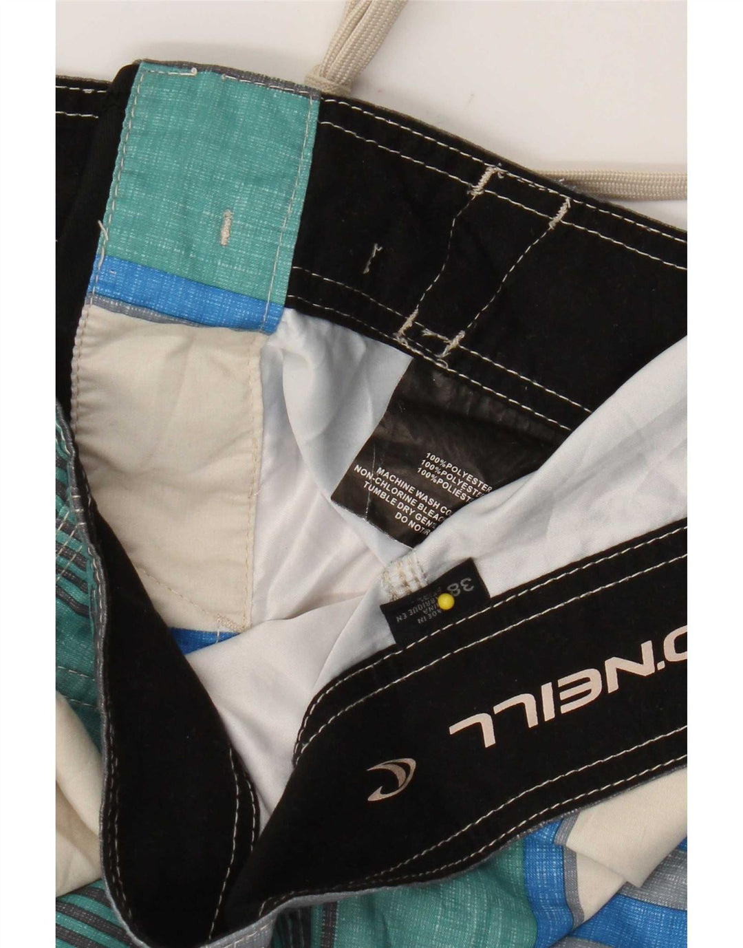 Pantaloni scurți de înot O'Neill pentru bărbați XL poliester cu dungi multicolore