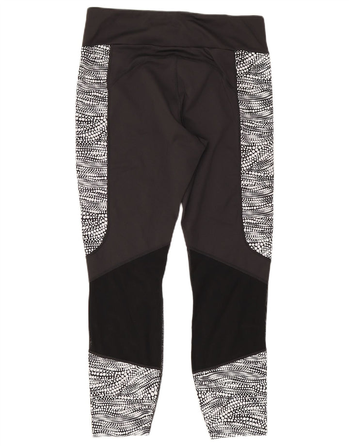 Leggings Capri pentru femei Mountain Warehouse UK 14 Medium Black Colorblock