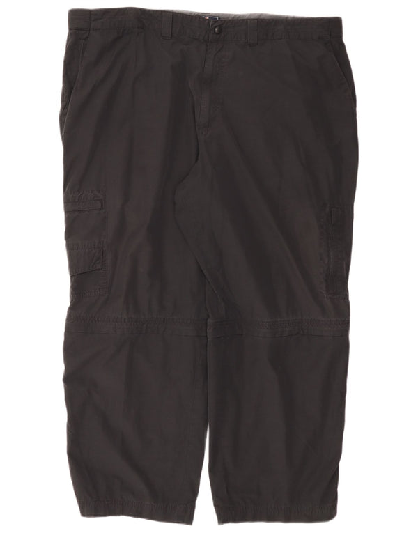 Pantaloni cargo drepti pentru bărbați Marks & Spencer W44 L29 bumbac negru