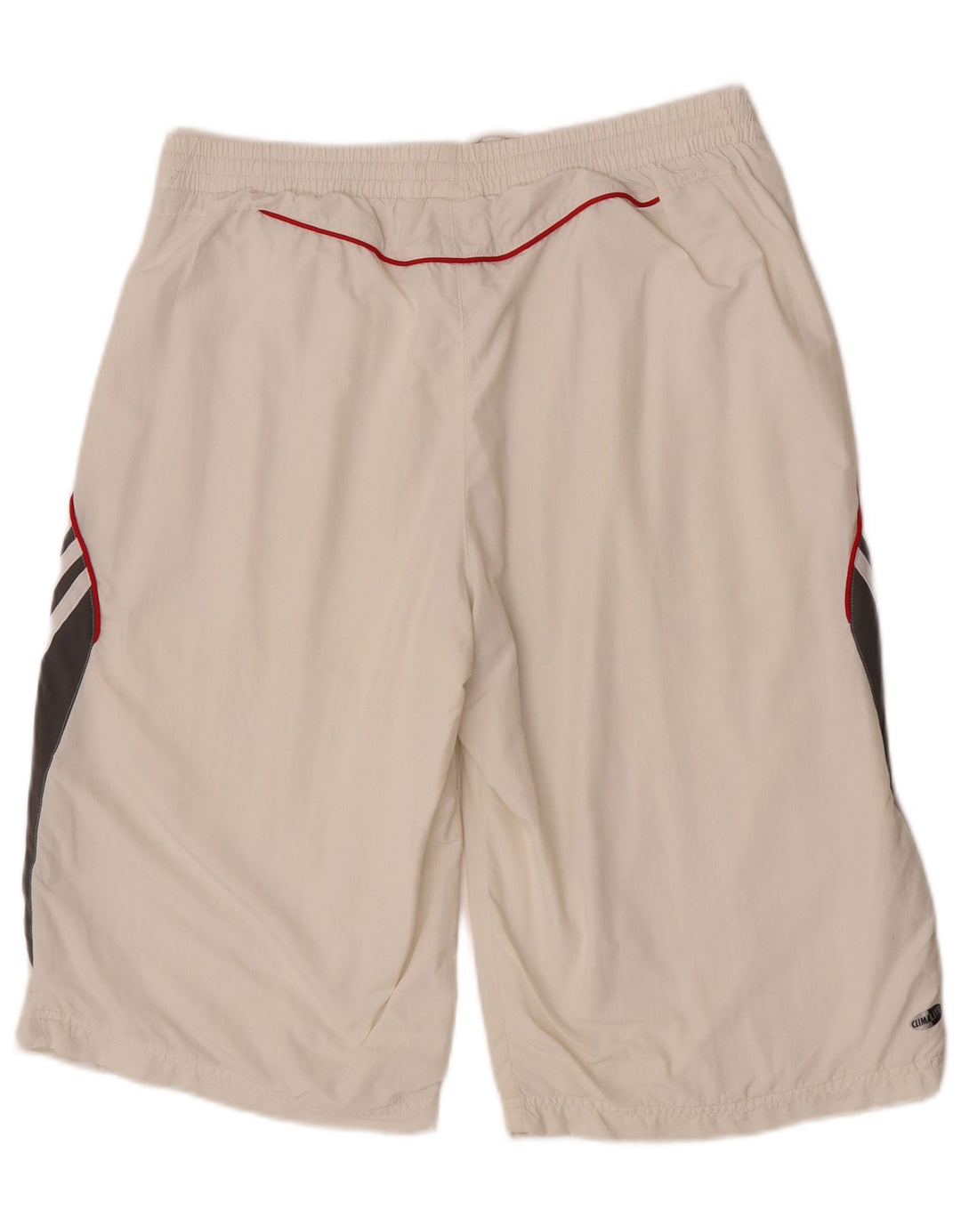 Pantaloni scurți sport Climalite Adidas pentru bărbați, mari, alb, din poliester