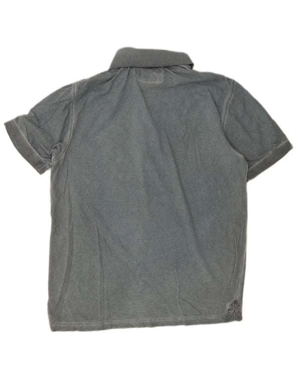 Tricou polo grafic pentru bărbați Aviazione Navale XL, albastru