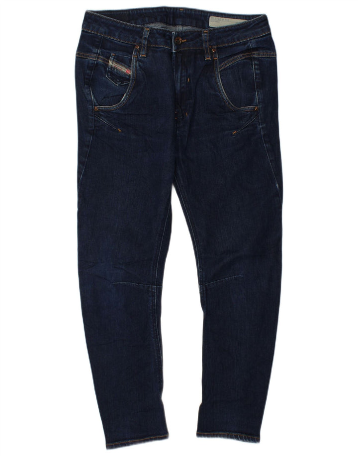 DIESEL Skinzee Banana Cropped Jeans W26 L24 Blue Bumbac