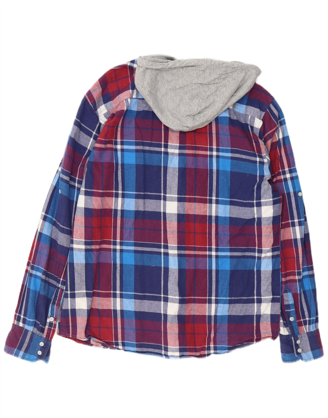 Cămașă de flanel cu glugă Quiksilver pentru bărbați, cu carouri mari, multicolore