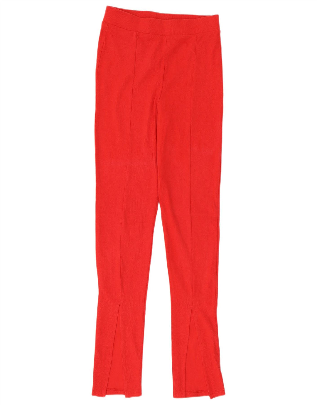 Leggings pentru femei Zara UK 12, bumbac roșu mediu