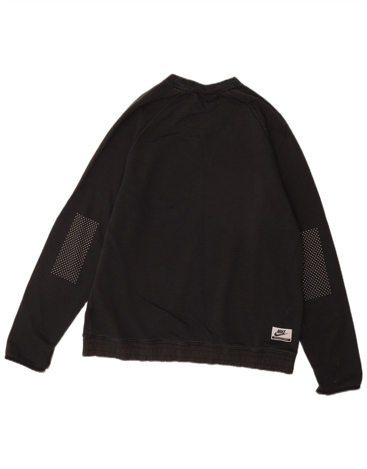 Pulover NIKE pentru bărbați, bumbac mare cu dungi negre