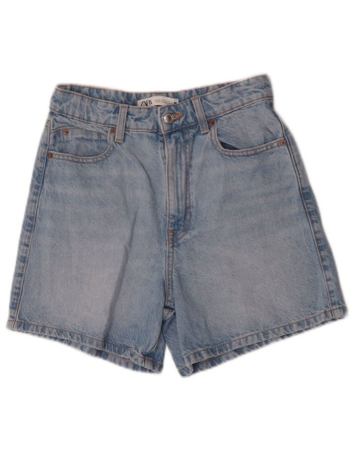 Pantaloni scurți din blugi pentru femei ZARA EU 36 XS W26 Albastru