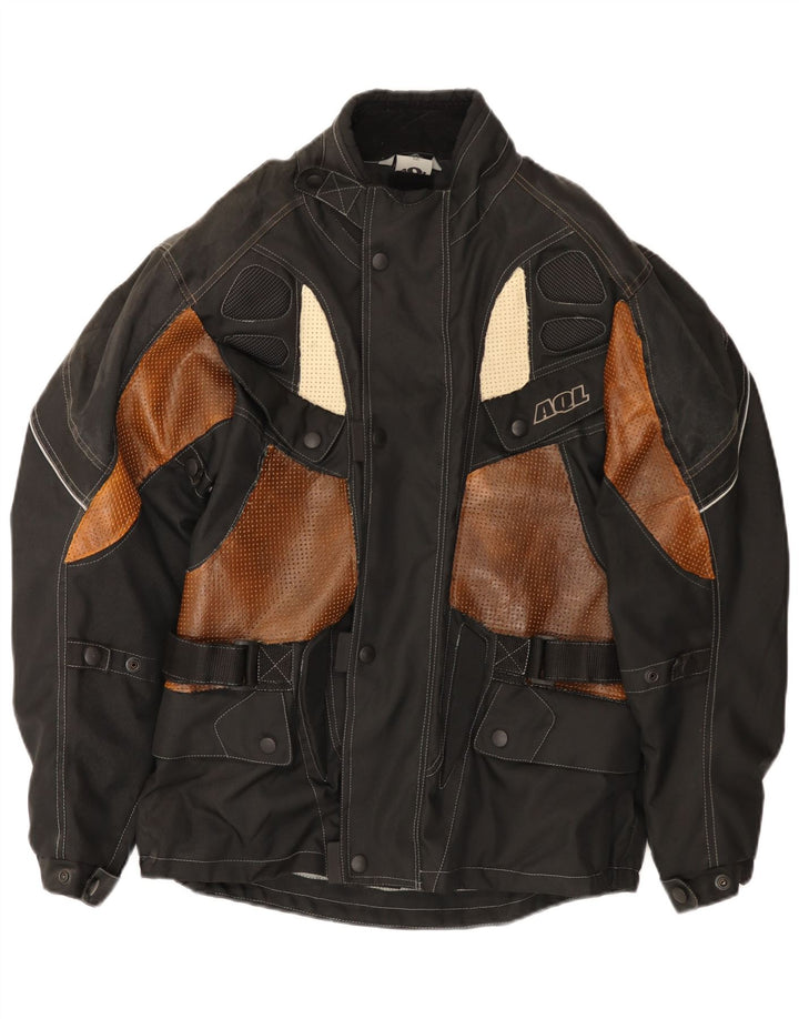 Jachetă Vintage pentru bărbați Motorstyle Racer UK 38 Medium Black Colorblock