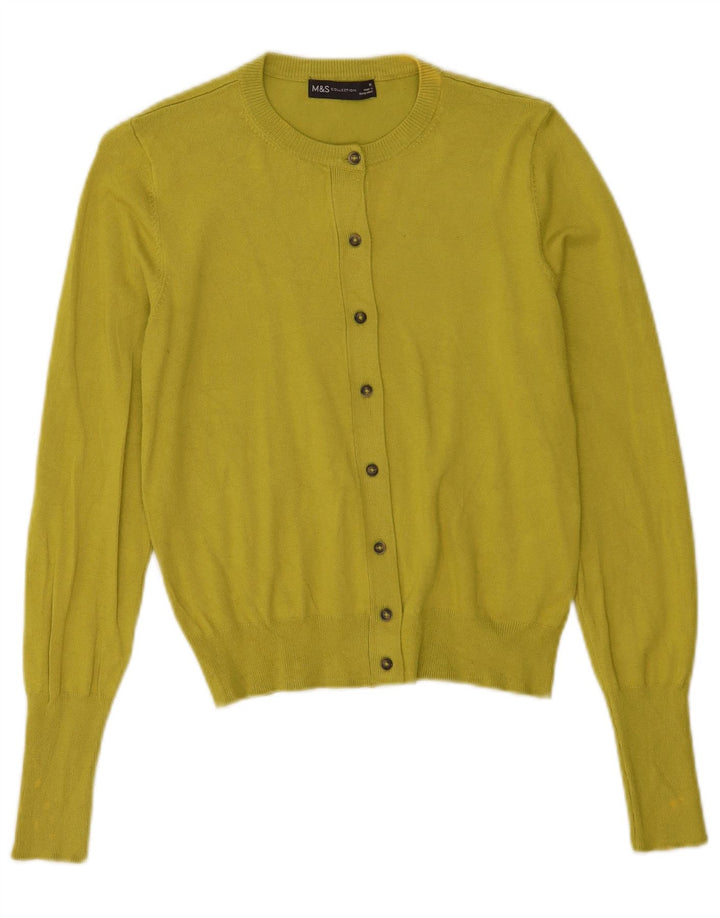 Pulover cardigan pentru femei Marks & Spencer UK 10 Small Green Viscose