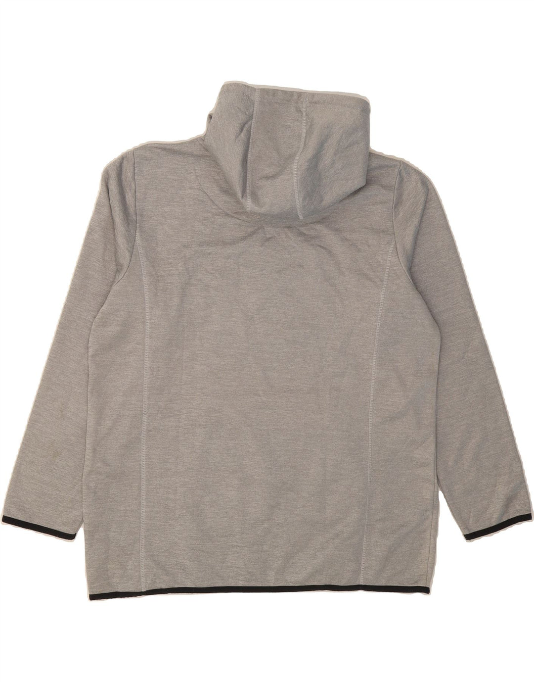 STARTER Girls Oversized Graphic Hoodie Jumper 13-14 Years Grey Polyester Vintage Starter and Second-Hand Starter from Messina Hembry 