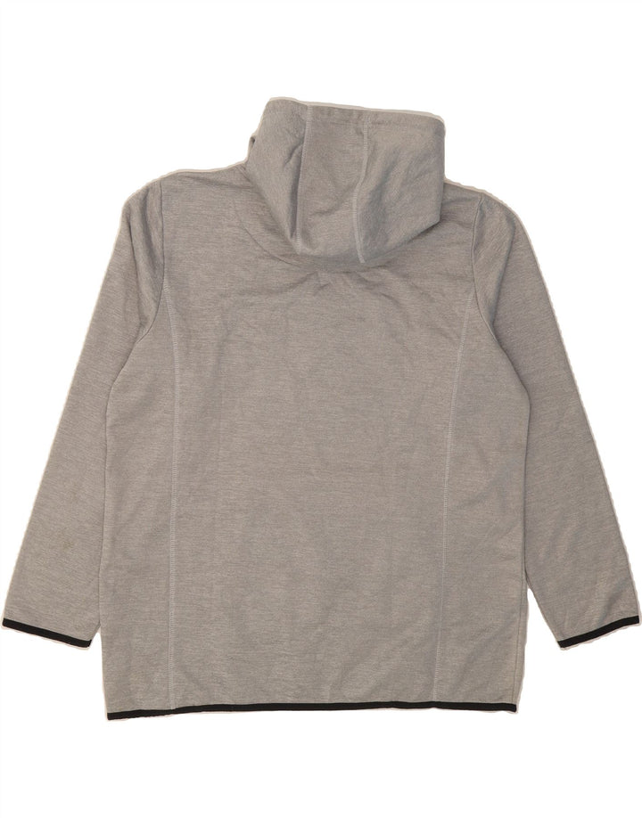 STARTER Girls Oversized Graphic Hoodie Jumper 13-14 Years Grey Polyester Vintage Starter and Second-Hand Starter from Messina Hembry 