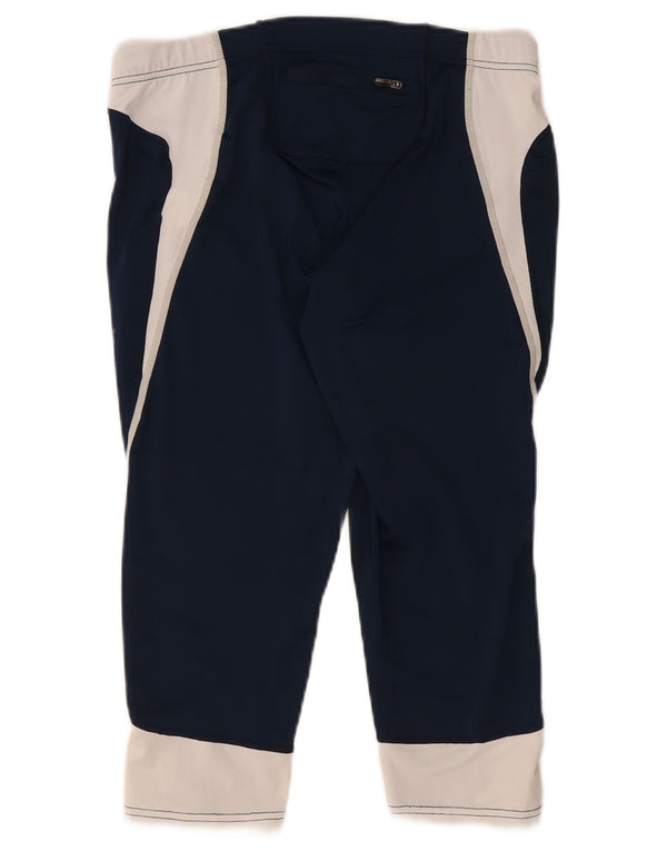 Leggings Capri Asics pentru femei UK 14 Medium bleumarin poliester color bloc