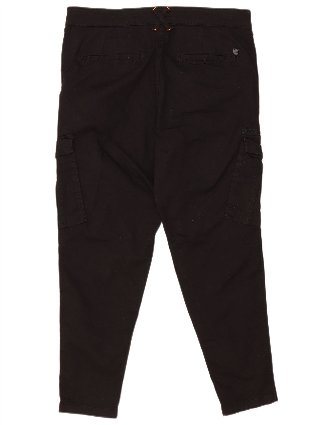 Pantaloni tăiați cargo pentru bărbați JACK & JONES L34 L26 bumbac negru