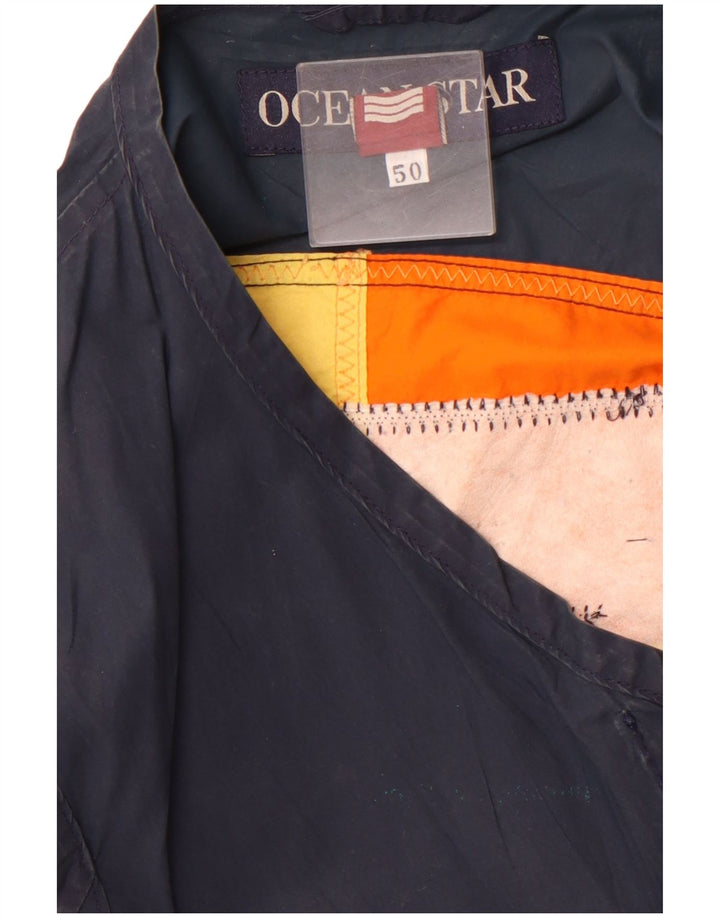 Gilet grafic utilitar pentru bărbați OCEAN STAR IT 50, mare, albastru bleumarin