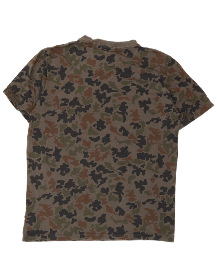 Tricou grafic pentru bărbați CONVERSE Top Medium Gri Camuflaj