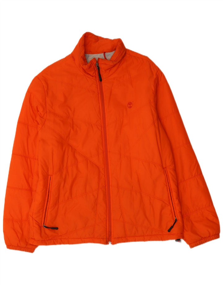 Jachetă căptușită pentru bărbați TIMBERLAND UK 42 XL Orange Nylon