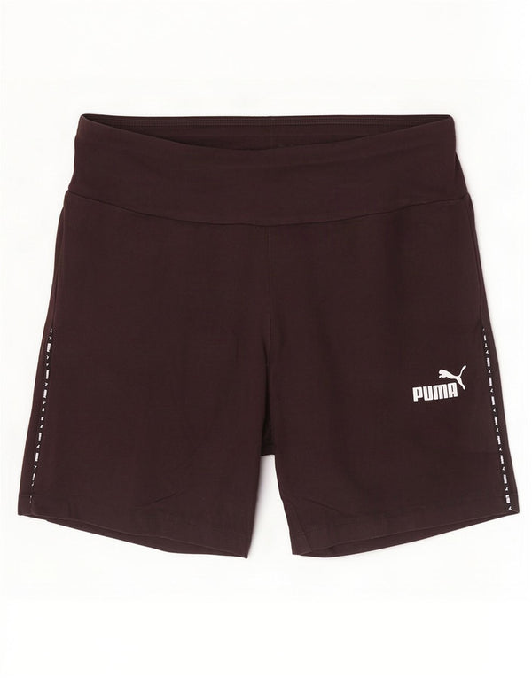 Pantaloni scurti sport grafic Puma pentru femei UK 14 Large Black