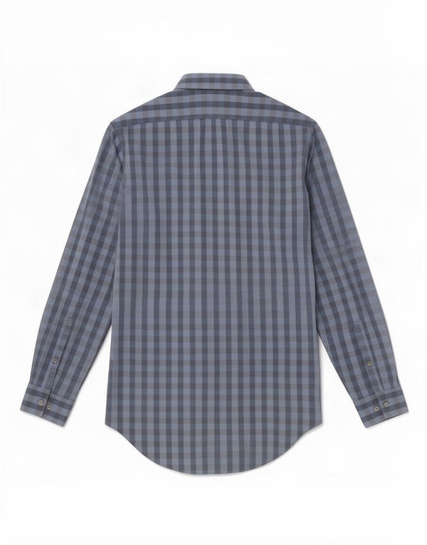 Cămașă pentru bărbați Calvin Klein Slim Fit Mărimea 15 Medium Blue Gingham