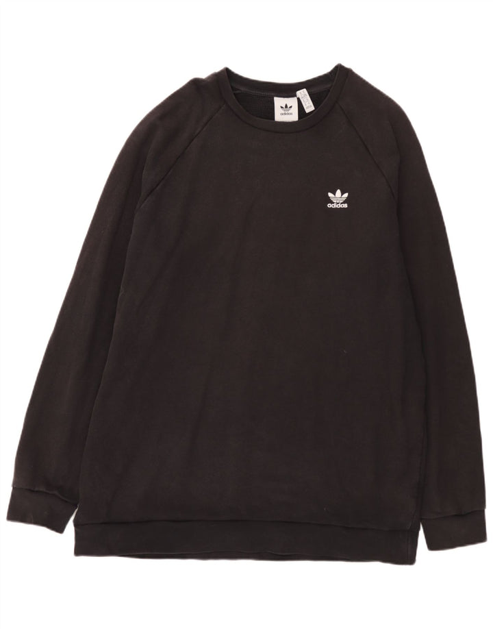 Hanorac pentru bărbați Adidas Jumper XL bumbac negru