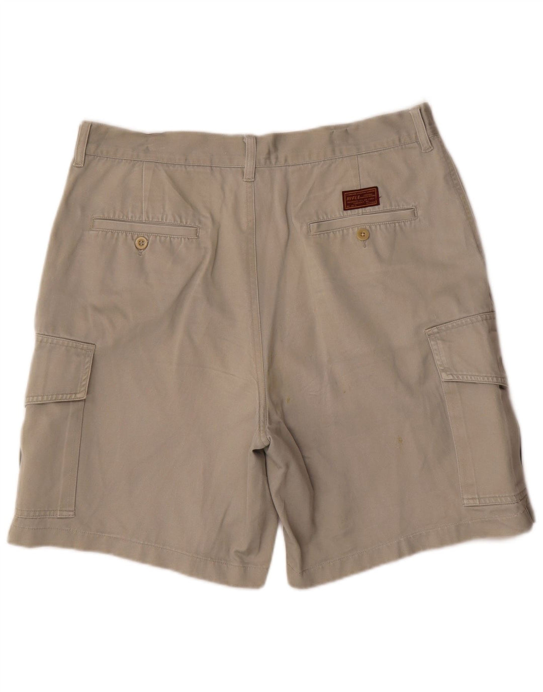 Pantaloni scurți cargo pentru bărbați Rifle W36, bumbac gri mare