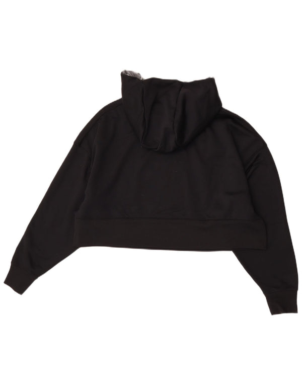 Jumper Nike Dri Fit Graphic Oversized Hoodie pentru femei UK 14 Medium Negru