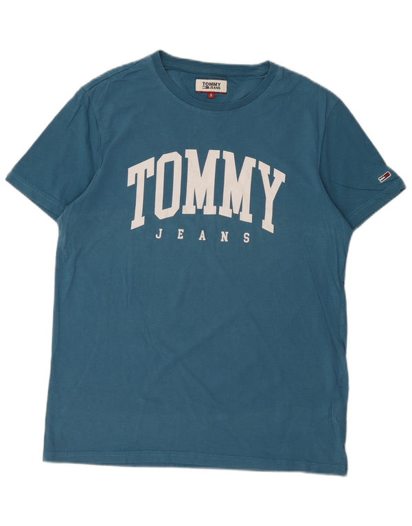 Tricou grafic Tommy Hilfiger pentru bărbați Top mic, albastru, bumbac