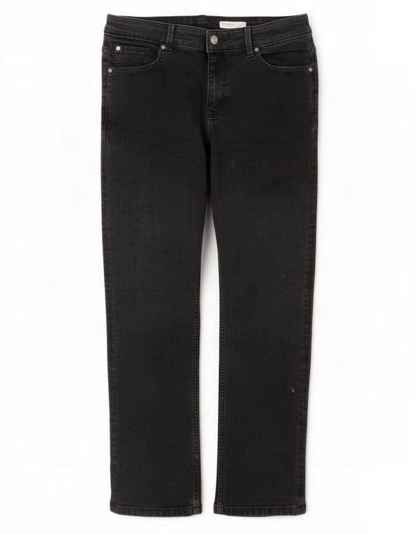 Blugi drepti pentru femei Marks & Spencer The Sienna UK 14 Large W30 L30 Black