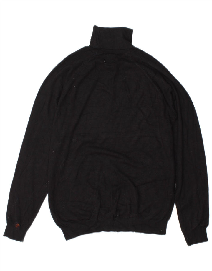 Pulover pentru femei cu gât rulat Zara UK 10 Mic Negru