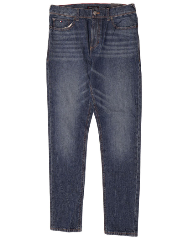 Tommy Hilfiger Boys Slim Jeans 15-16 Years W28 L30 Blue Cotton
