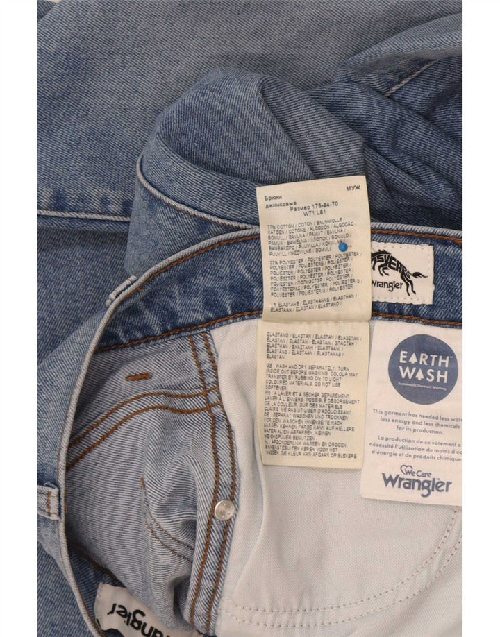 Blugi pentru bărbați Wrangler Larston Slim W28 L32 Bumbac albastru
