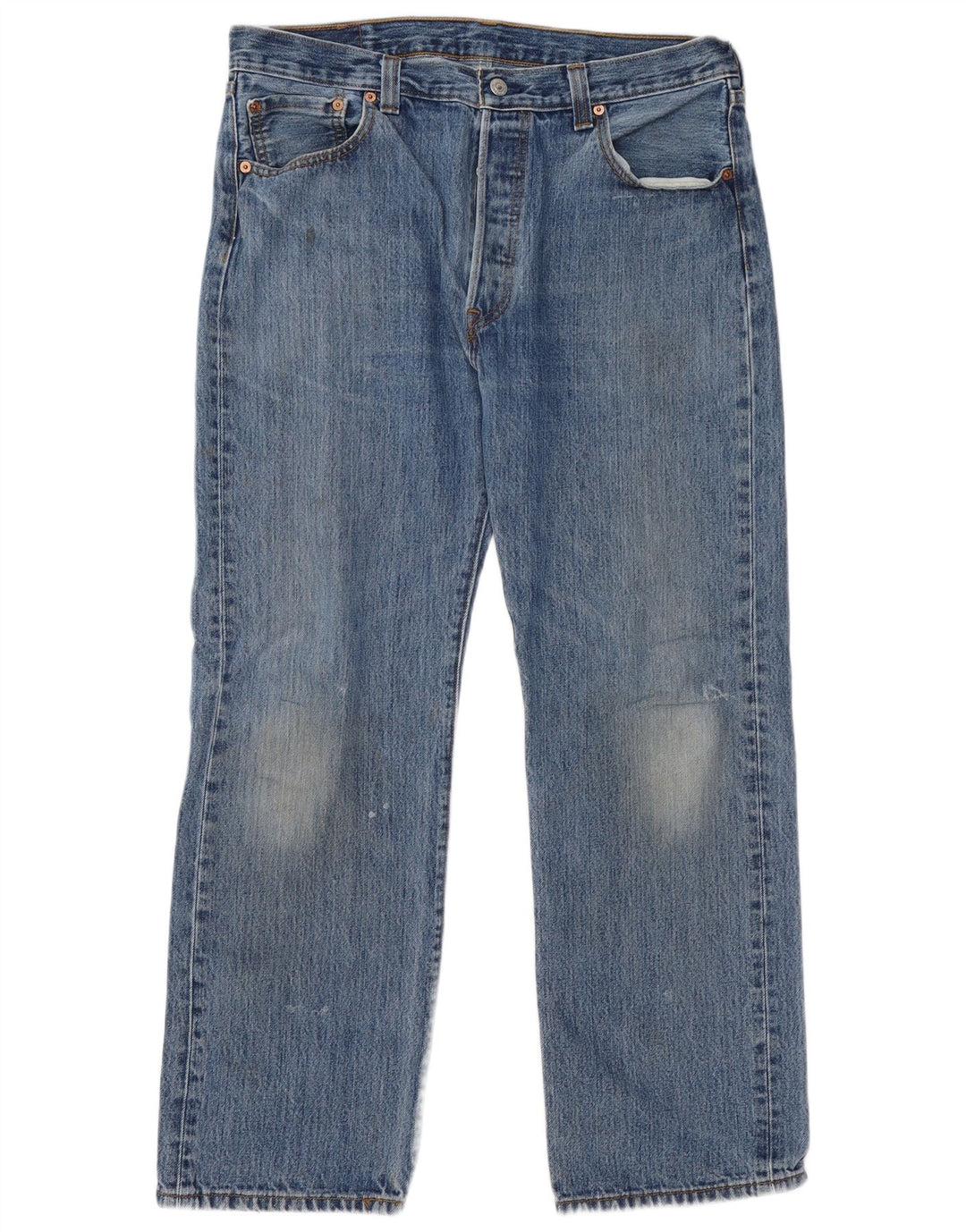 Blugi drepti pentru bărbați Levi's 501 W36 L30 Bumbac albastru