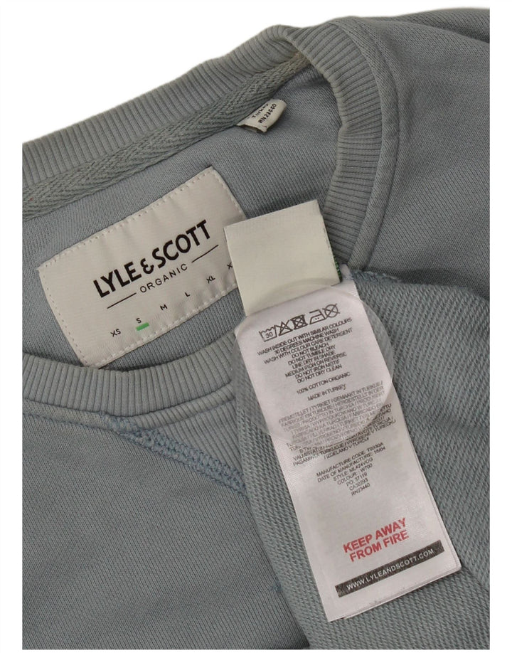 Hanorac pentru bărbați Lyle & Scott Pulover mic, albastru, bumbac