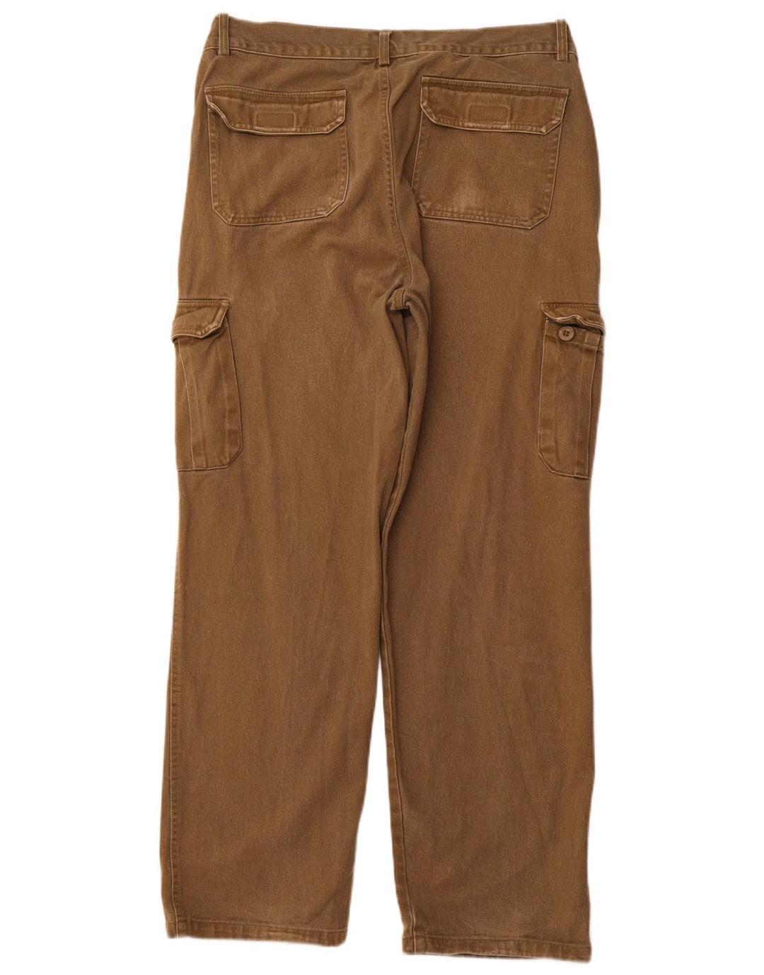 Pantaloni cargo drepți pentru bărbați VINTAGE EU 52 XL W36 L30 Kaki Bumbac