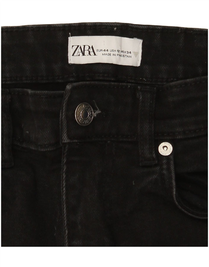 Blugi Bootcut pentru Damă Zara EU 44 XL W34 L25 Negri