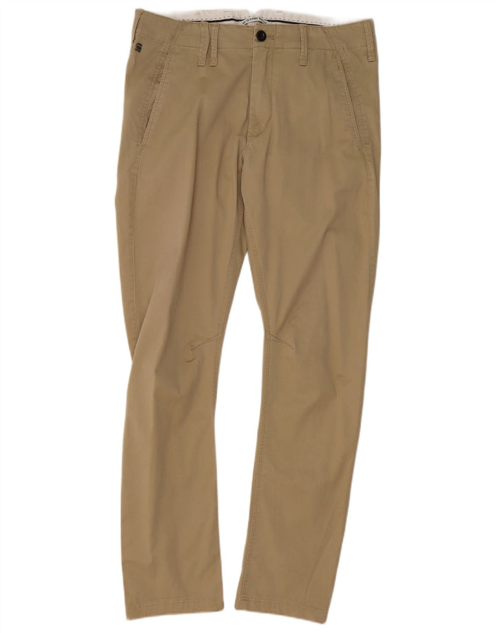 Pantaloni cargo subțiri pentru bărbați G-Star L32 L32 bumbac bej