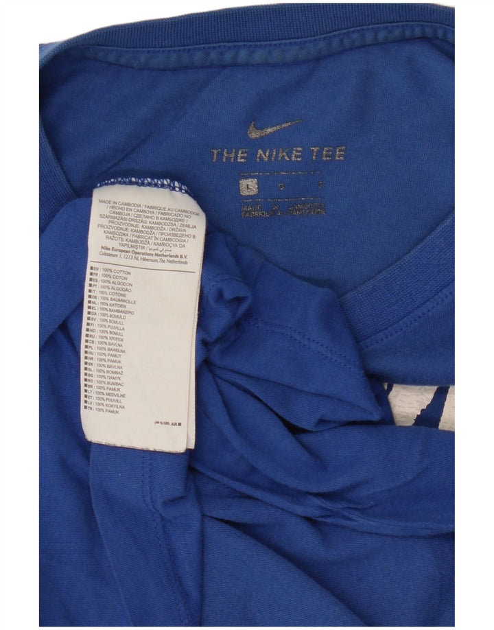 Tricou grafic Nike pentru bărbați Top mare, albastru, bumbac