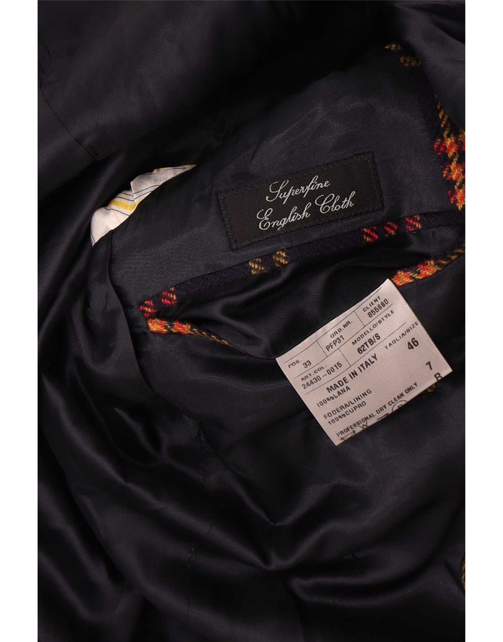 Blazer Sutor Mantellassi pentru bărbați, cu 3 nasturi, IT 46 Mic, bleumarin, caroserie