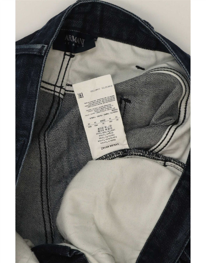 Blugi slim pentru bărbați Armani W38 L34 Bumbac bleumarin