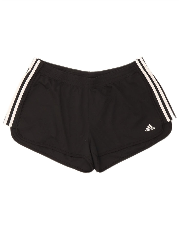Pantaloni scurți sport Climalite ADIDAS pentru femei UK 18 XL poliester negru