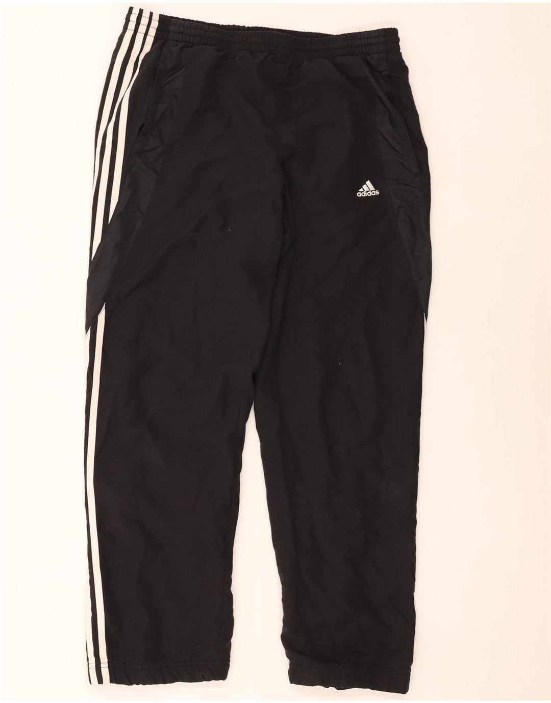 Pantaloni de trening Adidas pentru bărbați Joggeri poliester mediu negru