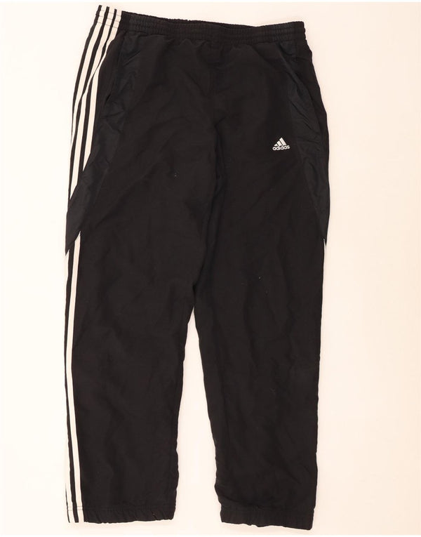 Pantaloni de trening Adidas pentru bărbați Joggeri poliester mediu negru