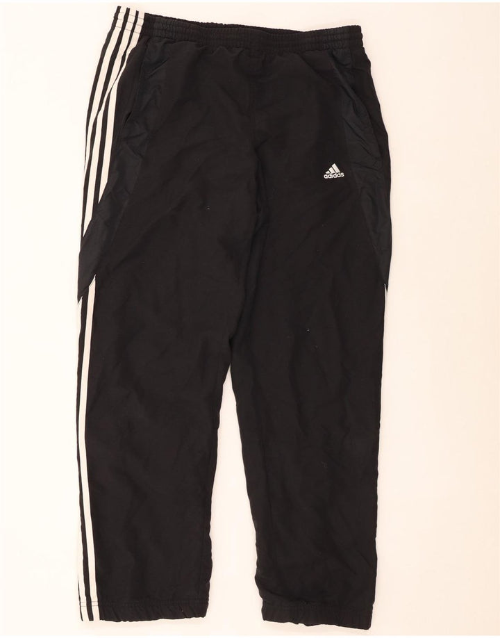 Pantaloni de trening Adidas pentru bărbați Joggeri poliester mediu negru