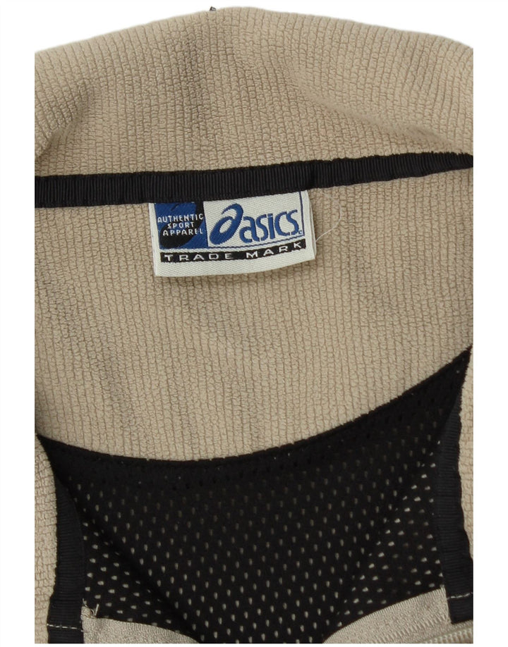 Jachetă fleece pentru bărbați Asics UK 40, mare, bej, poliester