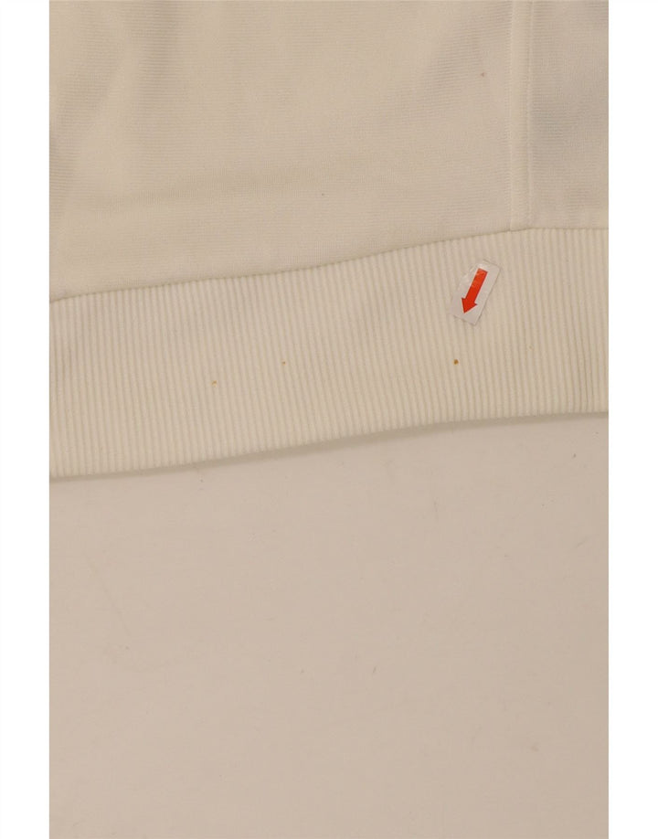 Jachetă de trening pentru femei ADIDAS UK 16, mare poliester alb