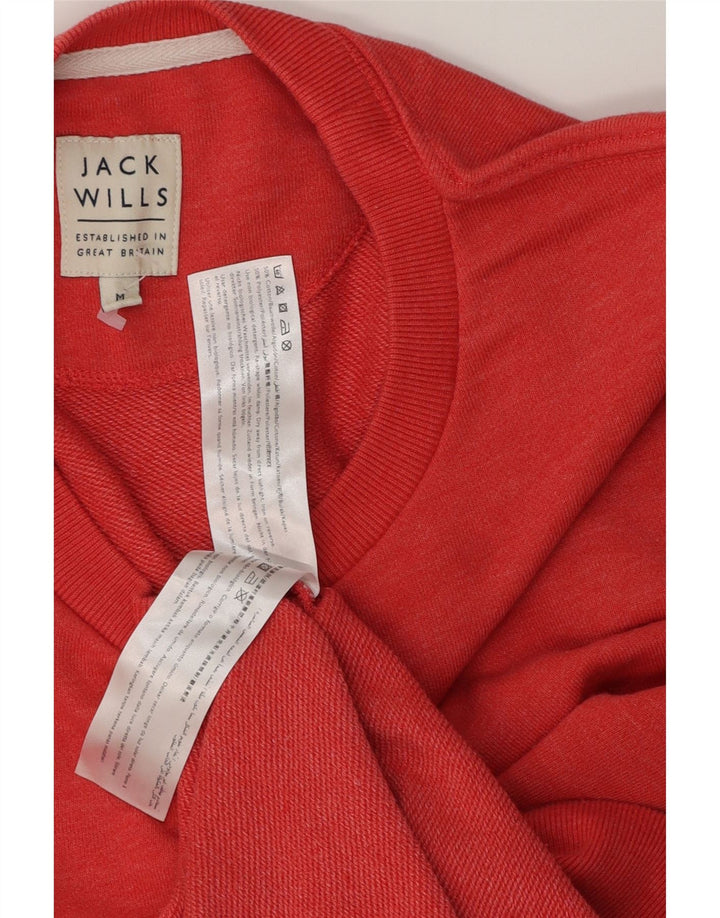 Pulover Jack Wills pentru bărbați cu grafică, bumbac roșu mediu