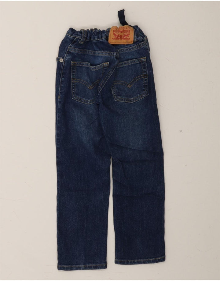 LEVI'S Boys Straight Jeans 5-6 Years W18 L18 Blue Cotton Vintage Levi's and Second-Hand Levi's from Messina Hembry 