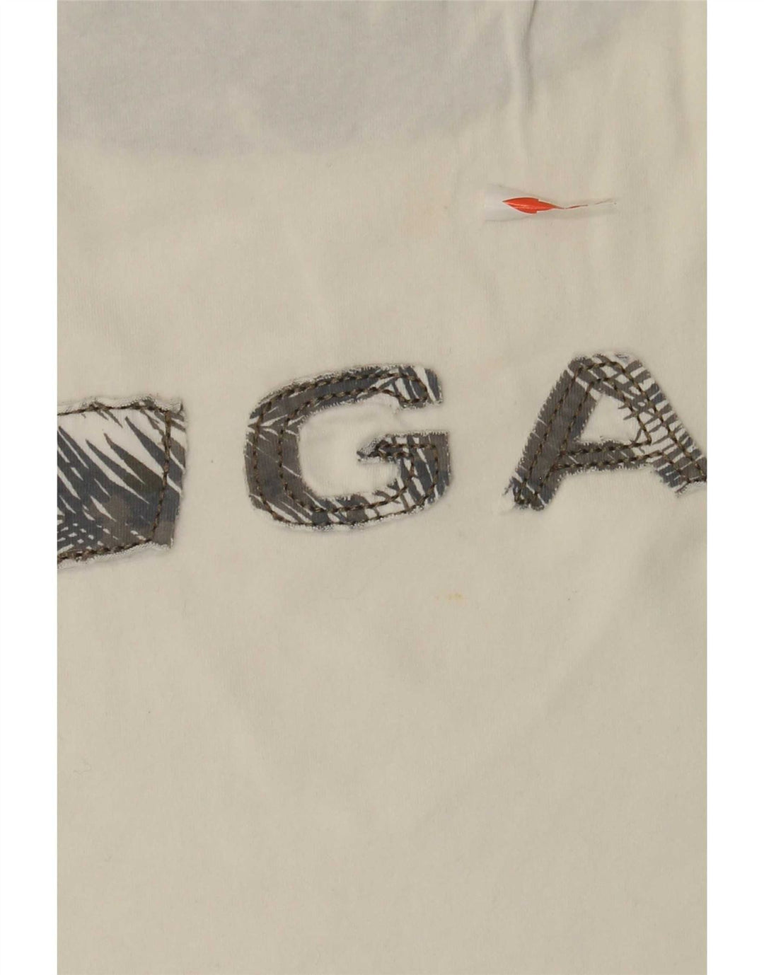 Tricou grafic pentru bărbați Gas Top mare, alb, bumbac