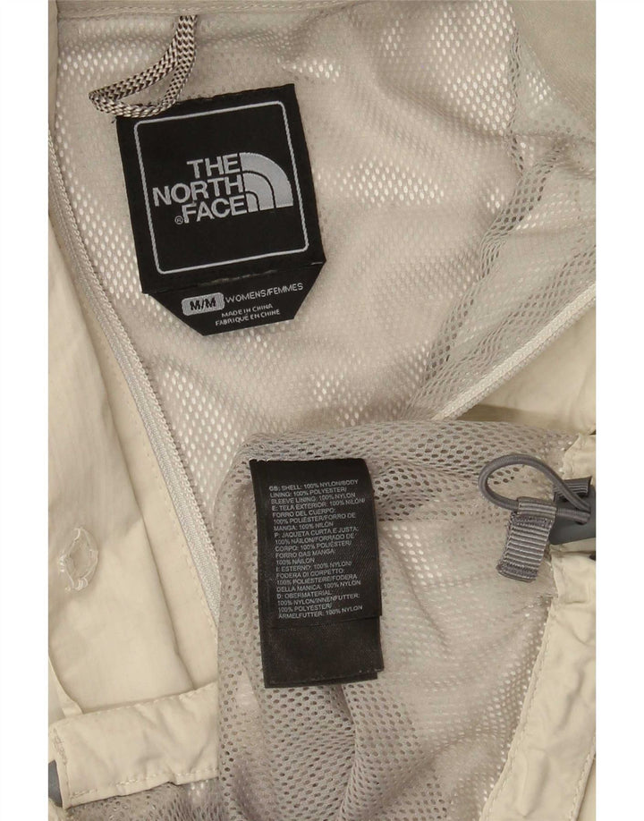 Jachetă de ploaie cu glugă The North Face pentru femei UK 14 Medium Beige Nylon