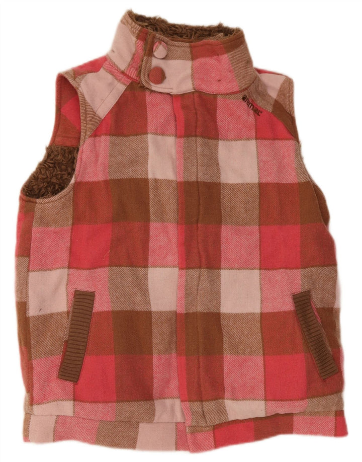 Gilet reversibil pentru femei Animal UK 14 Medium Pink Check