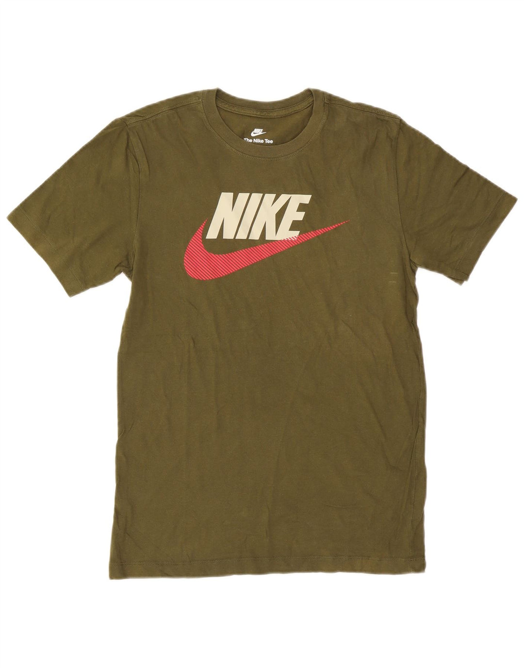 Tricou grafic Nike pentru bărbați Top mic din bumbac kaki