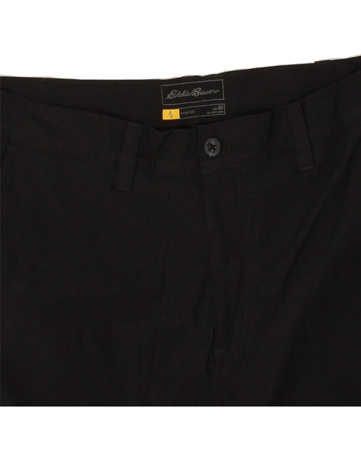 EDDIE BAUER Mens Chino Shorts W40 XL Black Nylon Vintage Eddie Bauer and Second-Hand Eddie Bauer from Messina Hembry 